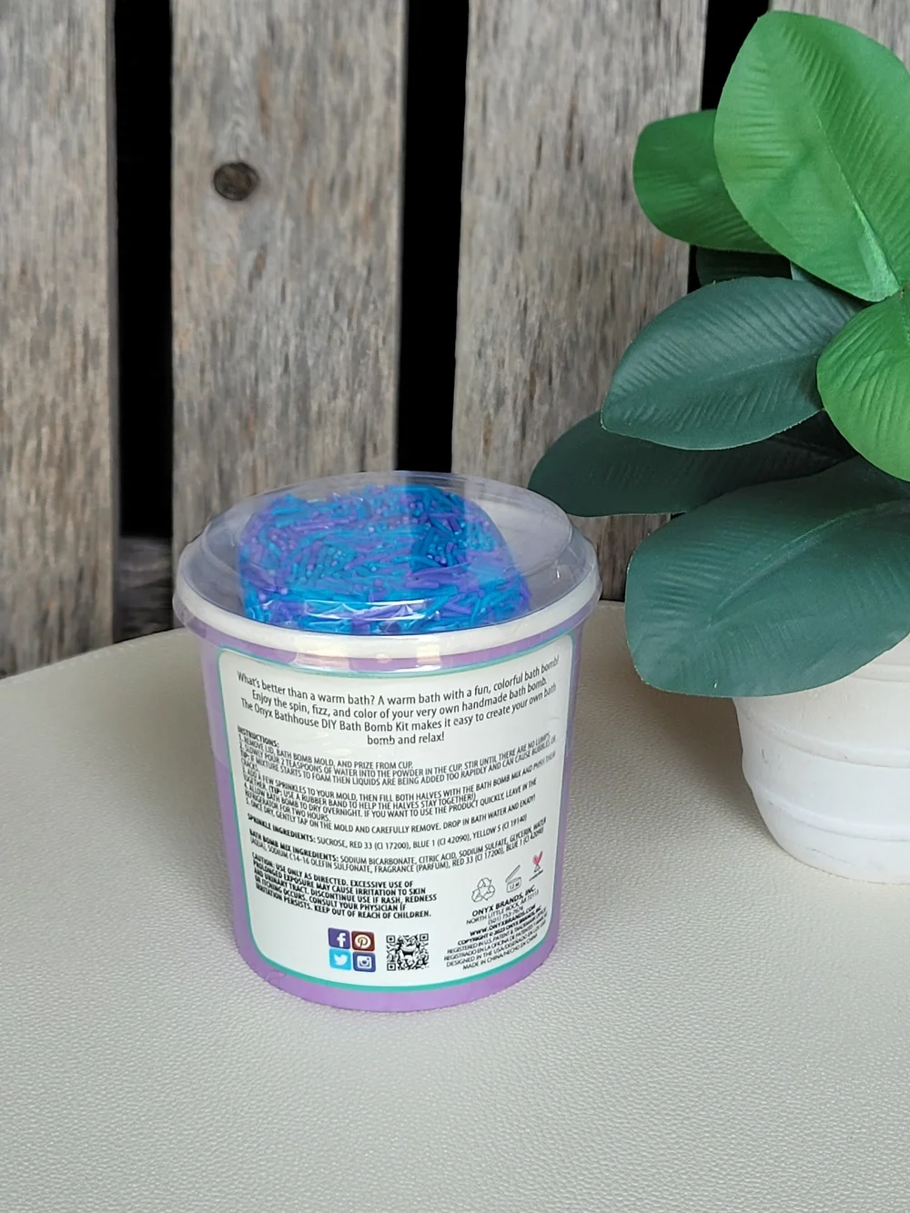 Onyx Bathhouse Mermaid Goals DIY Bath Bomb Kit - Purple